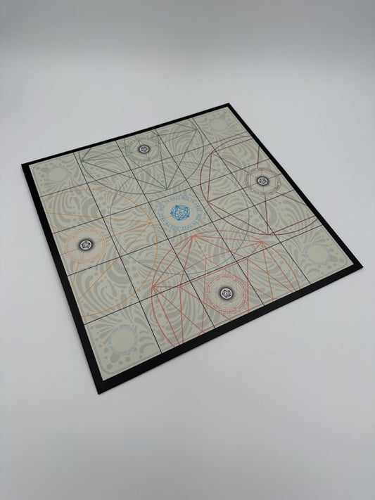 Anthromancer Board – Foldable Sacred Grid for Gameplay & Divination